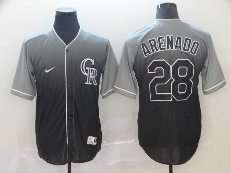 Rockies 28 Nolan Arenado Gray Drift Fashion Jersey,We sell and wholesale Rockies 28 Nolan Arenado Gray Drift Fashion Jersey on line form chian!